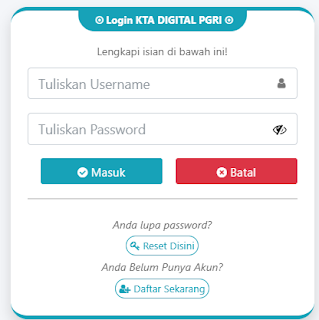 Register PGRI Sikka - Persatuan Guru Republik Indonesia Cabang Sikka